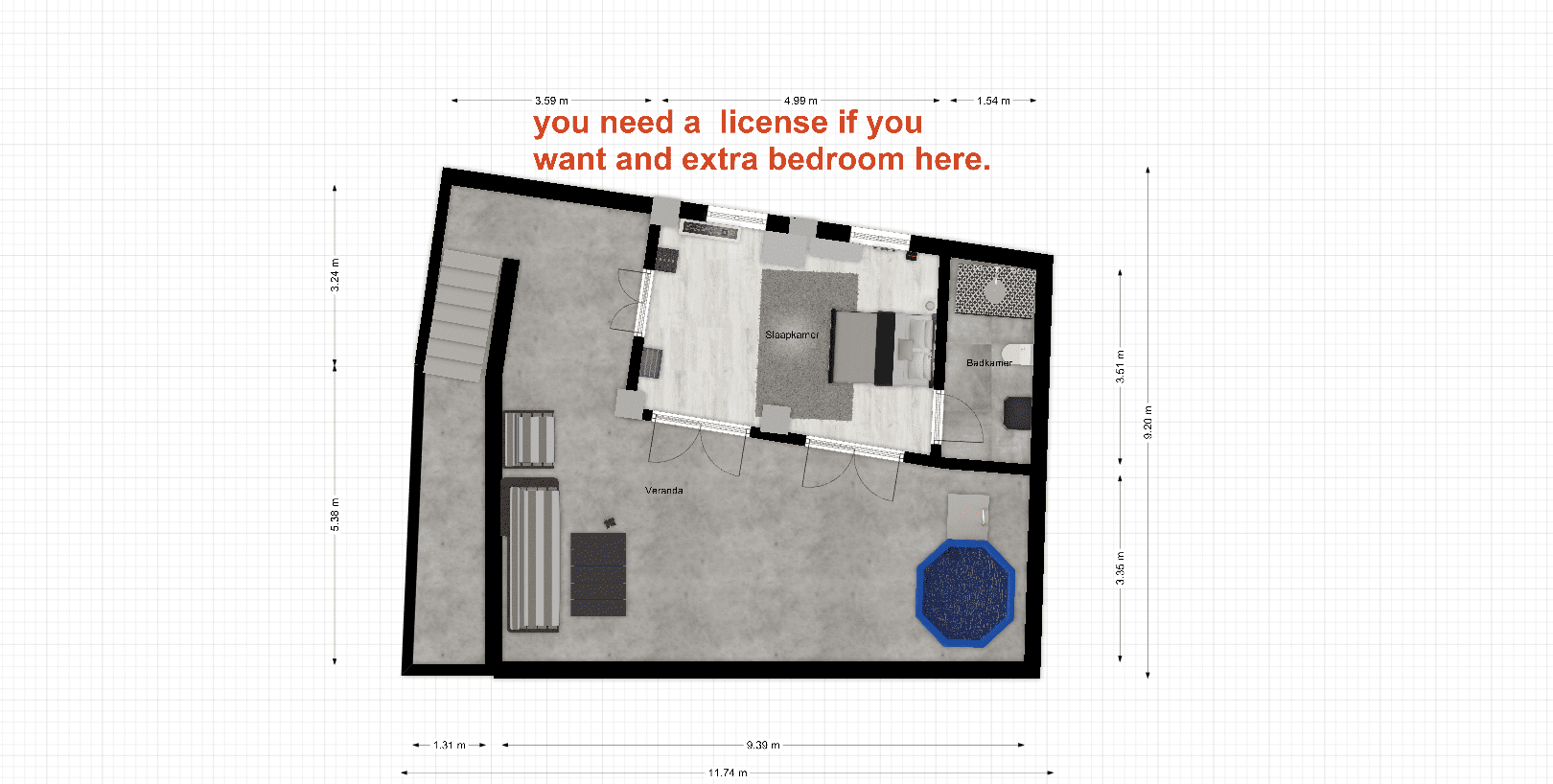 roof terrace with extra bedroom 2D.png